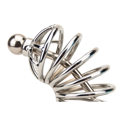 Metal Penis Cage Impound Corkscrew [3]