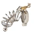 Metal Penis Cage Impound Corkscrew