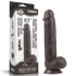Realistic Double Layer Sliding Skin Dong 9.5" Dark Brown Dildo [4]