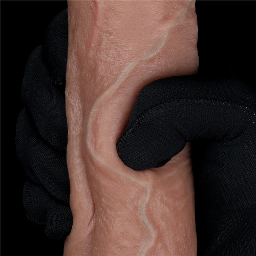 Nature Cock Realistic Double Layer Silicone Dildo 8.5" [13]