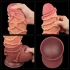 Thick Silicone Embossed Dildo - Nature Cock Rope [13]