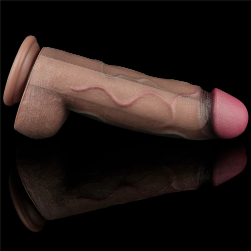 Nature Cock XXL 12" Large Dual Layer Realistic Silicone Dildo [4]