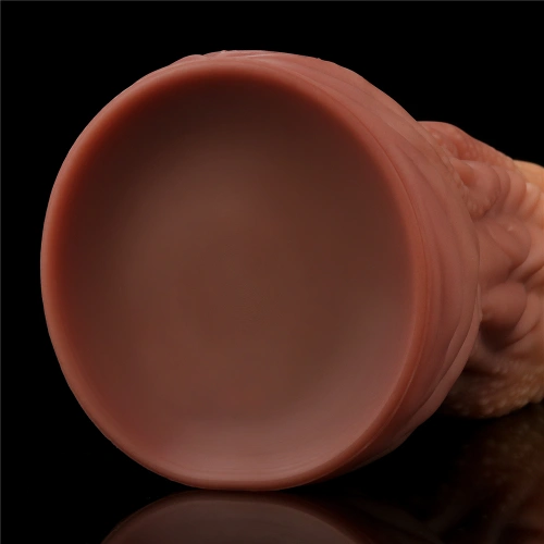 Love Toy Large Double Layer Silicone Tongue Dildo [22]