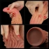 Love Toy Large Double Layer Silicone Tongue Dildo [28]