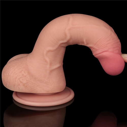 Ver. new Flexible Realistic Double Layer Sliding-skin Dong 7.5" [8]