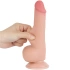 Nina  Sliding-Skin Dong Realistic Double Layer Testicle Dildo 7.5" [1]