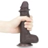 Flexible Realistic Double Layer Cyber ​​Skin Sliding-skin Dong 7" Brown [10]