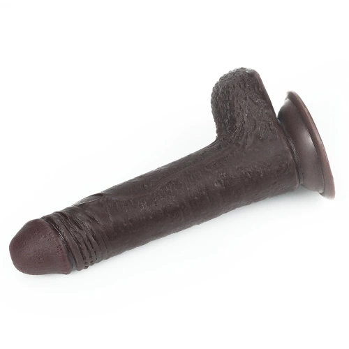 Flexible Realistic Double Layer Cyber ​​Skin Sliding-skin Dong 7" Brown [4]