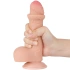 Sliding Skin Flexible Realistic Uncut Dildo with Expandable Vacuum Attachment 7 [1]