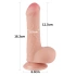 Sliding Skin Flexible Realistic Uncut Dildo with Expandable Vacuum Attachment 7 [13]