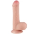 Sliding Skin Flexible Realistic Uncut Dildo with Expandable Vacuum Attachment 7