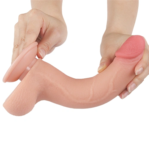 Nina Realistic Dildo Sliding-Skin Dong 8.5"  [4]