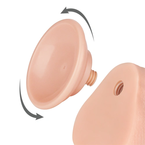 Nina Realistic Dildo Sliding-Skin Dong 8.5"  [5]