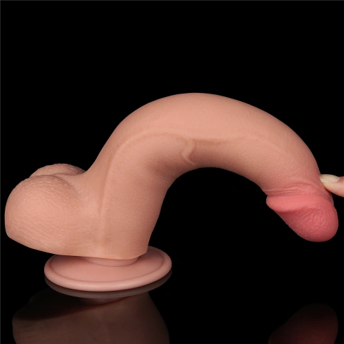 Nina Realistic Dildo Sliding-Skin Dong 8.5"  [9]