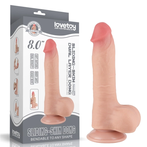 Nina realistic dildo Sliding-Skin Dong 8" [14]