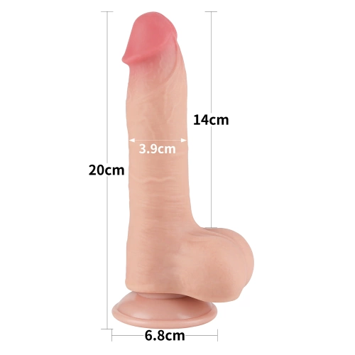 Nina realistic dildo Sliding-Skin Dong 8" [4]