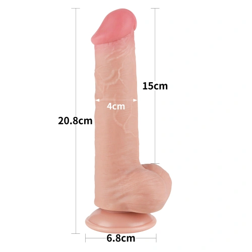 Nina realistic dildo Sliding-Skin Dong 8 [4]