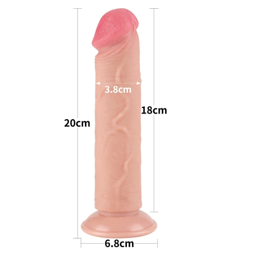 Nina realistic dildo Sliding-Skin Dong 8" [4]