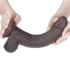 Flexible Realistic Double Layer Cyber ​​Skin Sliding-skin Dong 9" Brown [10]