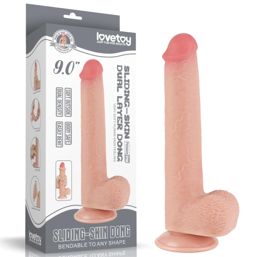 Nina realistic dildo Sliding-Skin Dong 9" [14]