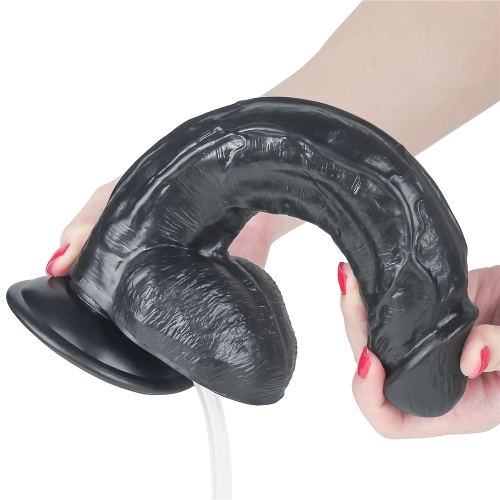 Realistic Ejaculating Dildo Squirt Extreme 10" Black [4]