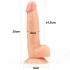 Dilyana - The Ultra Soft Dude 8" Realistic Testicular Dildo [7]