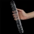 Double flexible dildo Flawless transparent 30 cm. [1]