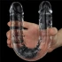 Double flexible dildo Flawless transparent 30 cm. [2]