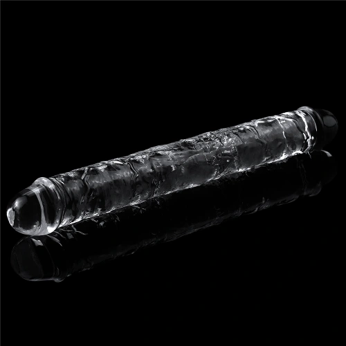 Double flexible dildo Flawless transparent 30 cm. [4]
