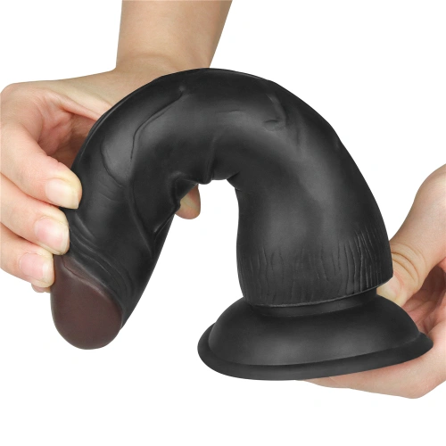 Irina color Strap-on belt with realistic dildo Easy Strap on Set 7.5" black [11]