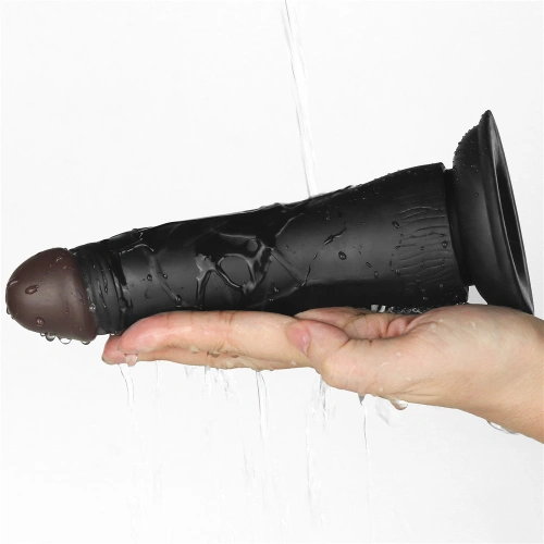 Irina color Strap-on belt with realistic dildo Easy Strap on Set 7.5" black [13]