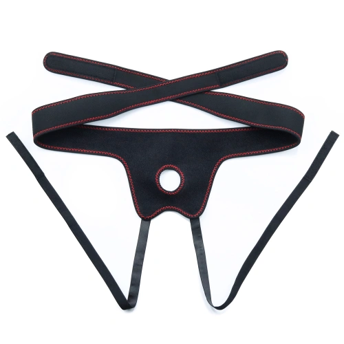 Irina color Strap-on belt with realistic dildo Easy Strap on Set 7.5" black [2]