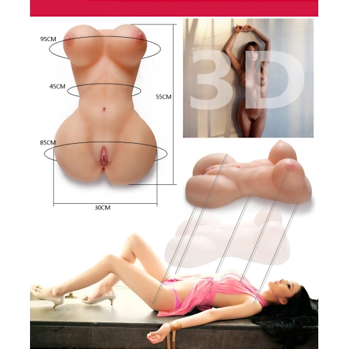 Fuck Me Bare Realistic Mega Masturbator Body [4]