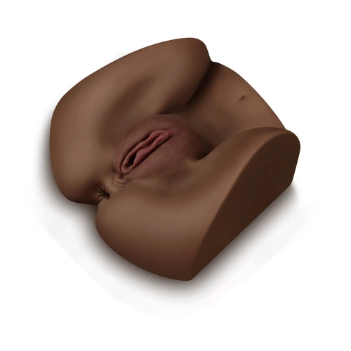 Realistic double vagina and anus masturbator Streetgirl's #2 brown Realistic double vagina and anus masturbator Streetgirl's #2 brown