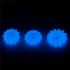 Dilyana- Set of 3 pcs. glow in the dark penis rings Lumino blue [10]