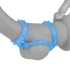 Dilyana- Set of 3 pcs. glow in the dark penis rings Lumino blue [4]