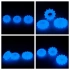 Dilyana- Set of 3 pcs. glow in the dark penis rings Lumino blue [6]
