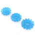 Dilyana- Set of 3 pcs. glow in the dark penis rings Lumino blue