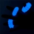 Dilyana- Set of 3 pcs. glow in the dark penis rings Lumino blue [9]