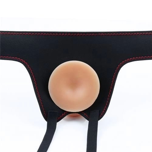 Ingen 7.5" Flexible Realistic Testicle Strap-on Belt [3]