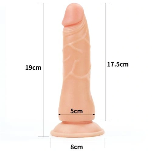Strap-on belt with realistic dildo Easy Strap on Set 7.5" [5]