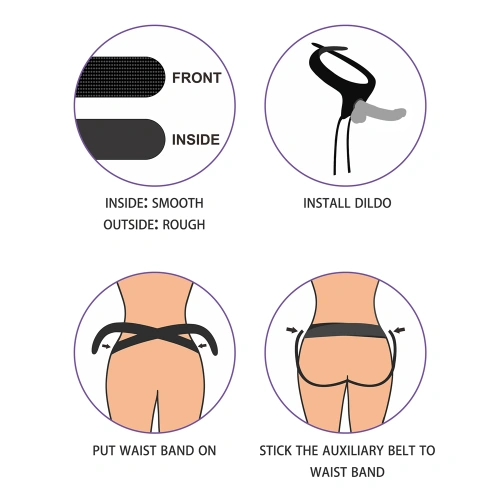 Irina color Strapon belt with realistic dildo Lovetoy Ingen black [15]