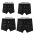 *Nina color - Strap-on boxer shorts with wet - lacquer effect and front zipper Chic Strap-on Shorts size L/XL [22]