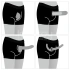 *Nina color - Strap-on boxer shorts with wet - lacquer effect and front zipper Chic Strap-on Shorts size L/XL [5]