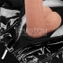 *Nina color - Strap-on boxer shorts with wet - lacquer effect and front zipper Chic Strap-on Shorts size S/M [9]