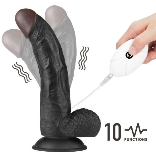 Nina - Adjustable Penis Strapon With Vibrating Dildo Ingen Easy Strapon Set 8.5 [3]