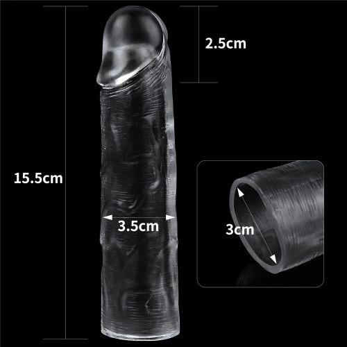 Transparent Penis Extender Flawless +1" [5]