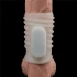 Ribbed Vibrating Penis Enlarger Knights Ring Spiral [2]