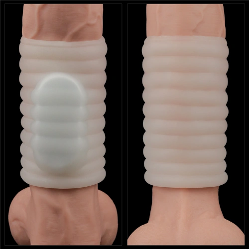 Vibrating Embossed Penis Enlarger Knights Ring IV [2]