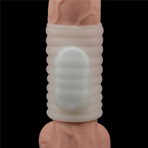 Vibrating Embossed Penis Enlarger Knights Ring IV [4]